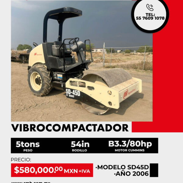 Vibrocompactador SD45D 2006