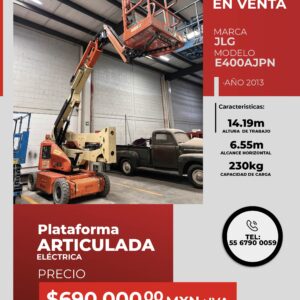 Plataforma articulada eléctrica JLG E400 AJPN