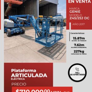 Plataforma Articulada Eléctrica Genie Z45/25J DC en Venta