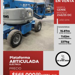 Plataforma articulada eléctrica Genie Z45/25 DC 2016
