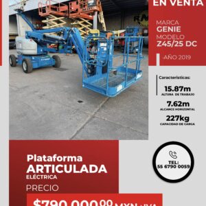 Plataforma articulada elétrica Genie z45/25 DC 2019