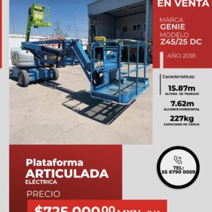 Plataforma articulada eléctrica Genie z45/25 DC 2018